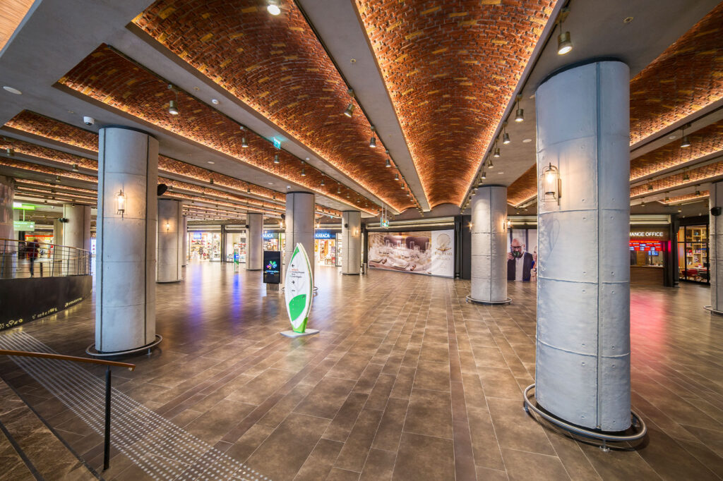 Wall Panel application in Watergarden Shopping Mall