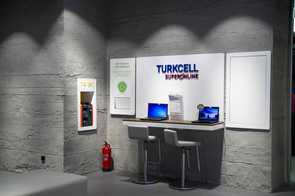 Turkcell Duvar Paneli Uygulaması.
