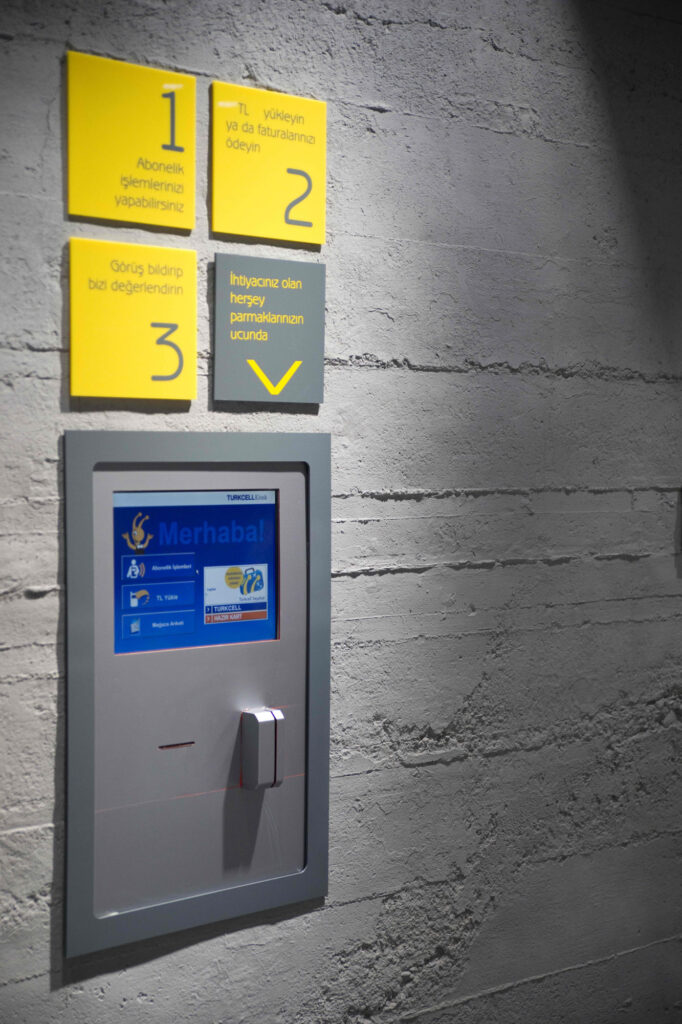 Turkcell Duvar Paneli Uygulaması.