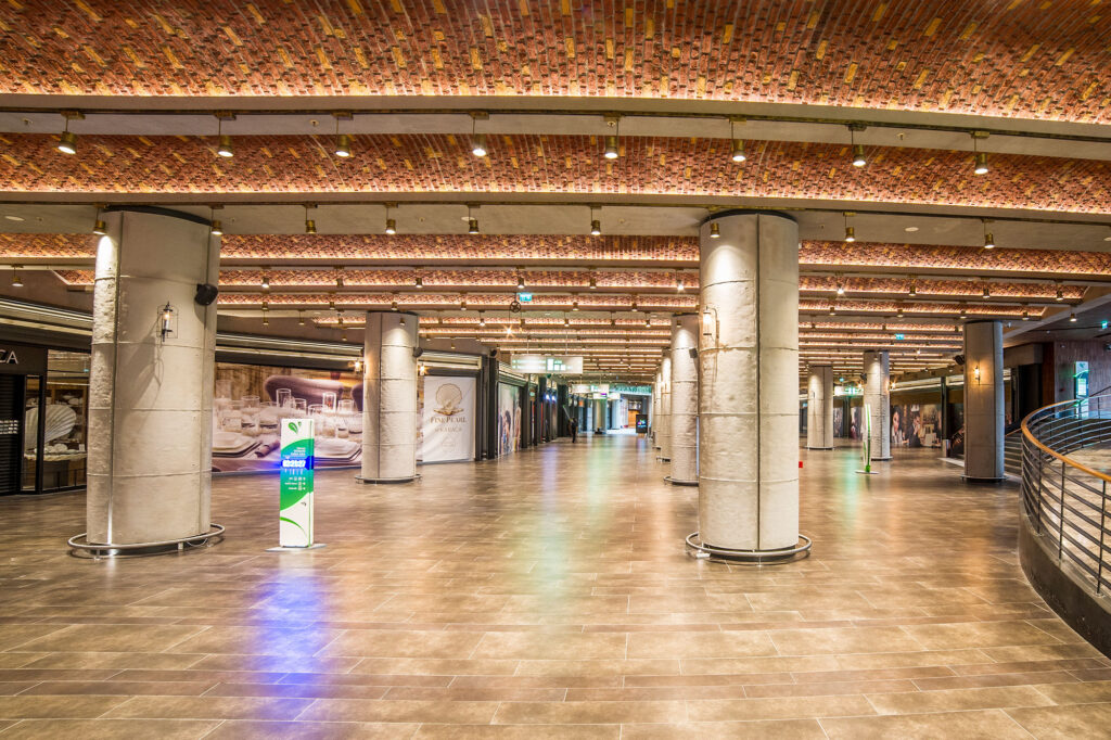 Wall Panel application in Watergarden Shopping Mall