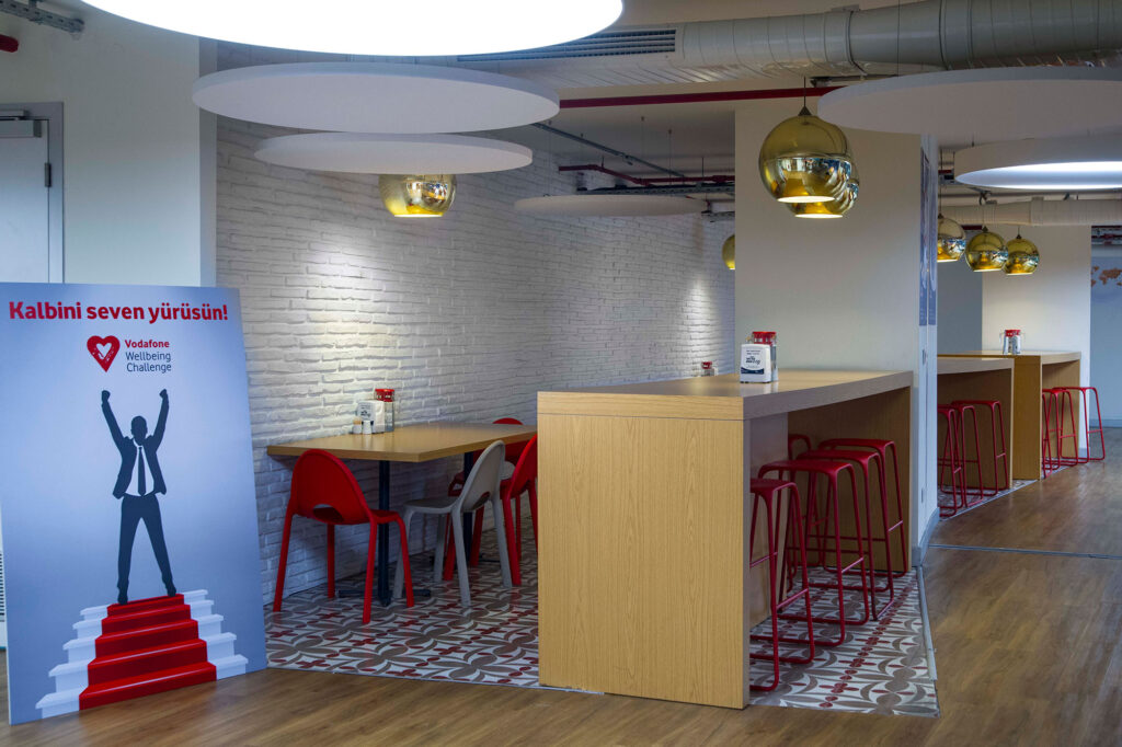 Wall Panel application in Vodafone Türkiye