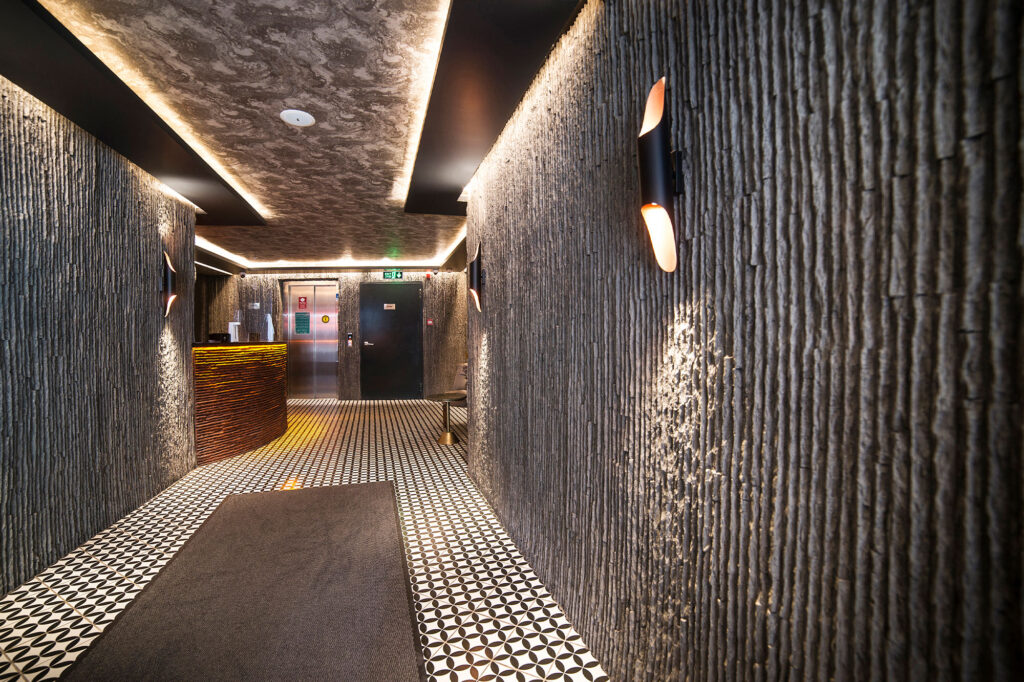 Wall Panel application in Weingard Hotel