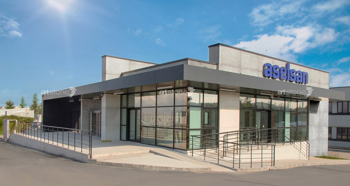 The Unique Texture Of Concrete Comes To Life On Aselsan Factory Walls With C-Wall Expro