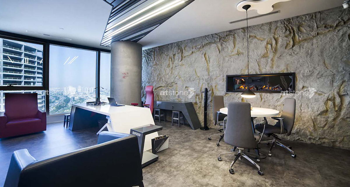 Artstone Duvar Panelleriyle İlham Veren Çalışma Alanları..