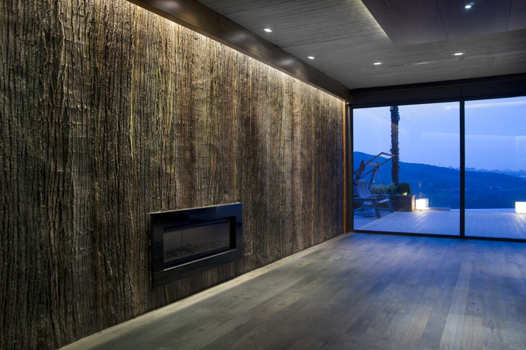 Wall Panel application in A.T House