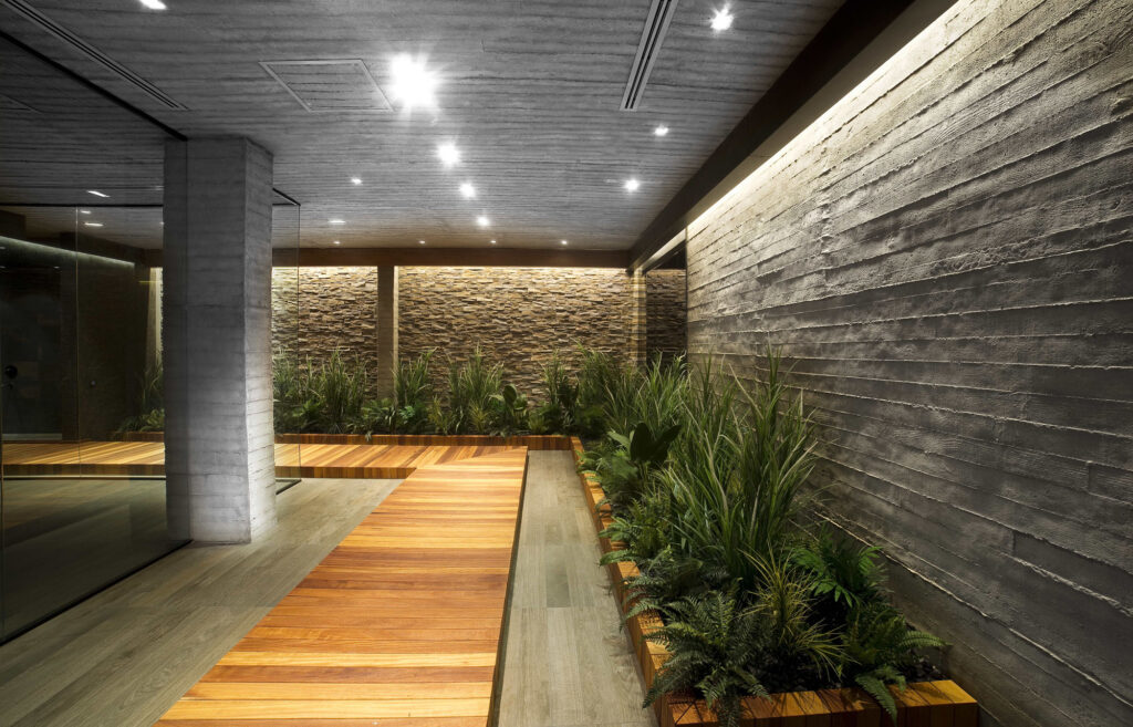 Wall Panel application in A.T House