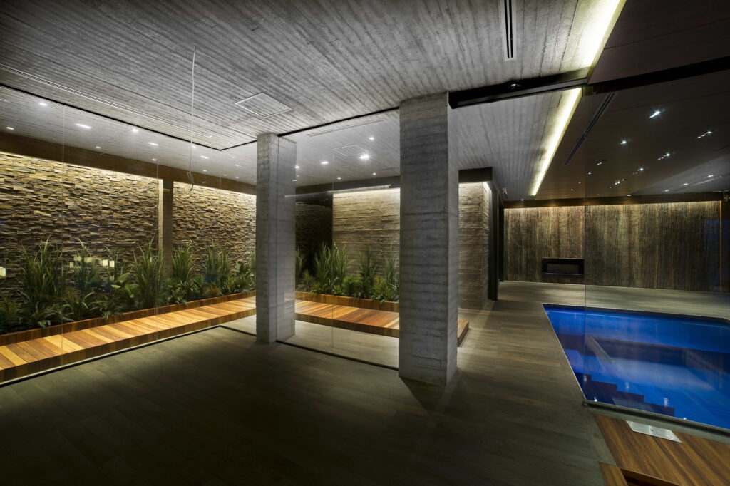 Wall Panel application in A.T House