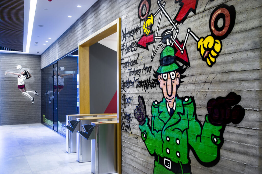 Wall Panel application in Acıbadem Sports