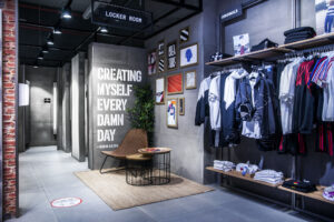 Wall Panel application in Adidas