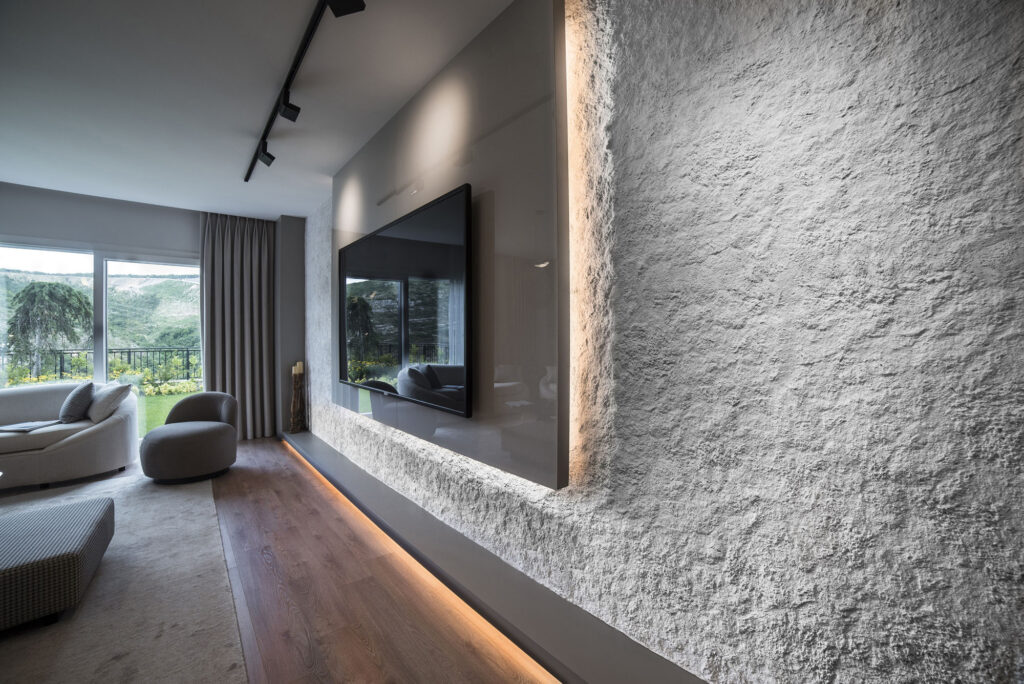 Alya Bahçe Evleri Duvar Paneli Uygulaması.