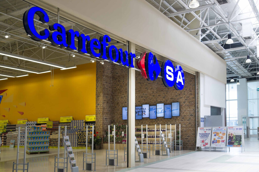 Carrefoursa Duvar Paneli Uygulaması.