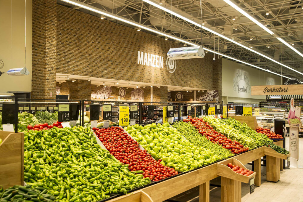 Carrefoursa Duvar Paneli Uygulaması.