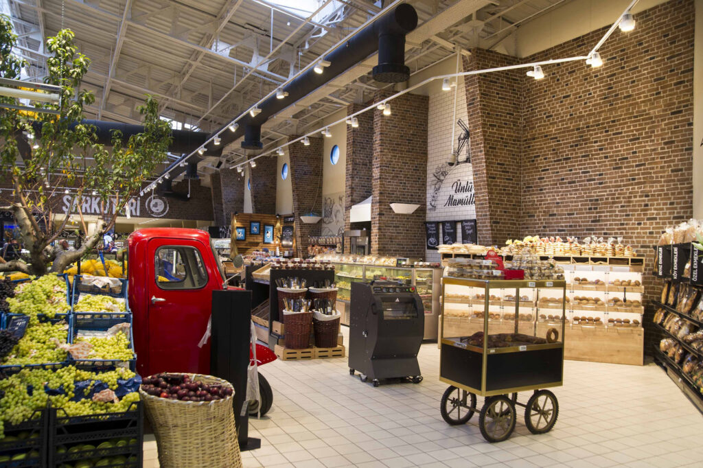 Carrefoursa Duvar Paneli Uygulaması.