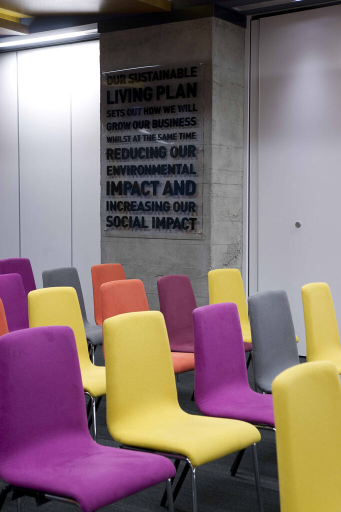 Unilever HQ Duvar Paneli Uygulaması.