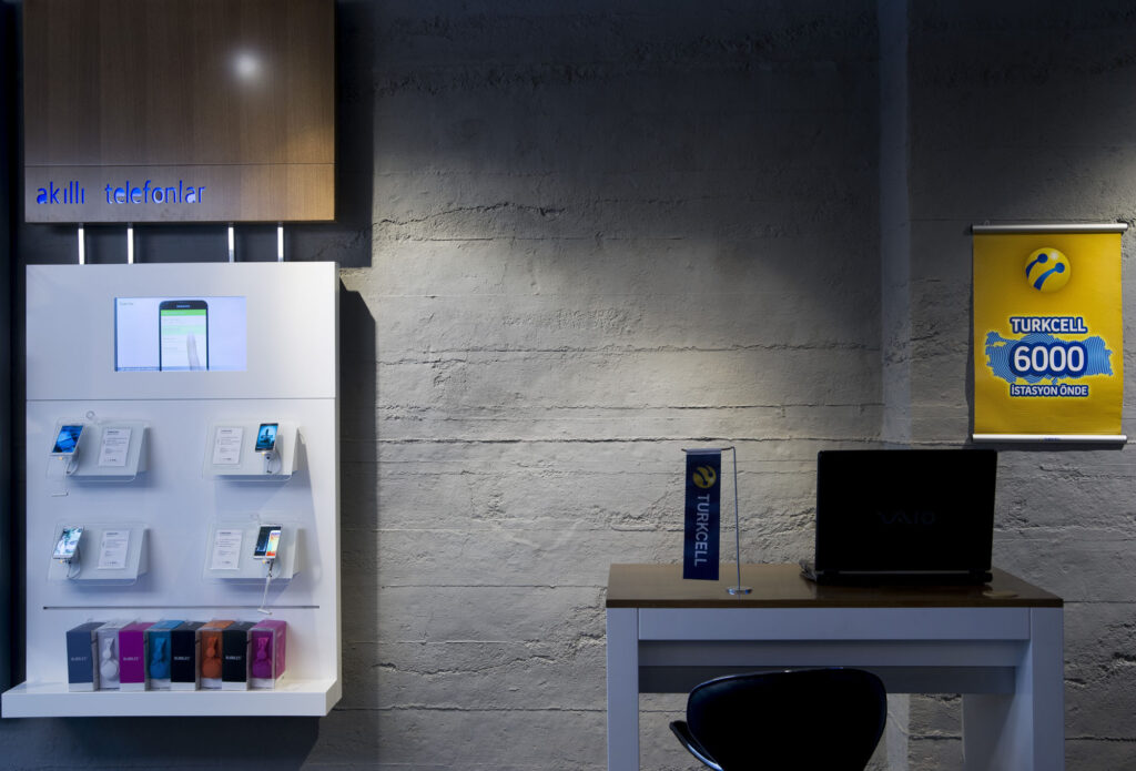 Turkcell Duvar Paneli Uygulaması.
