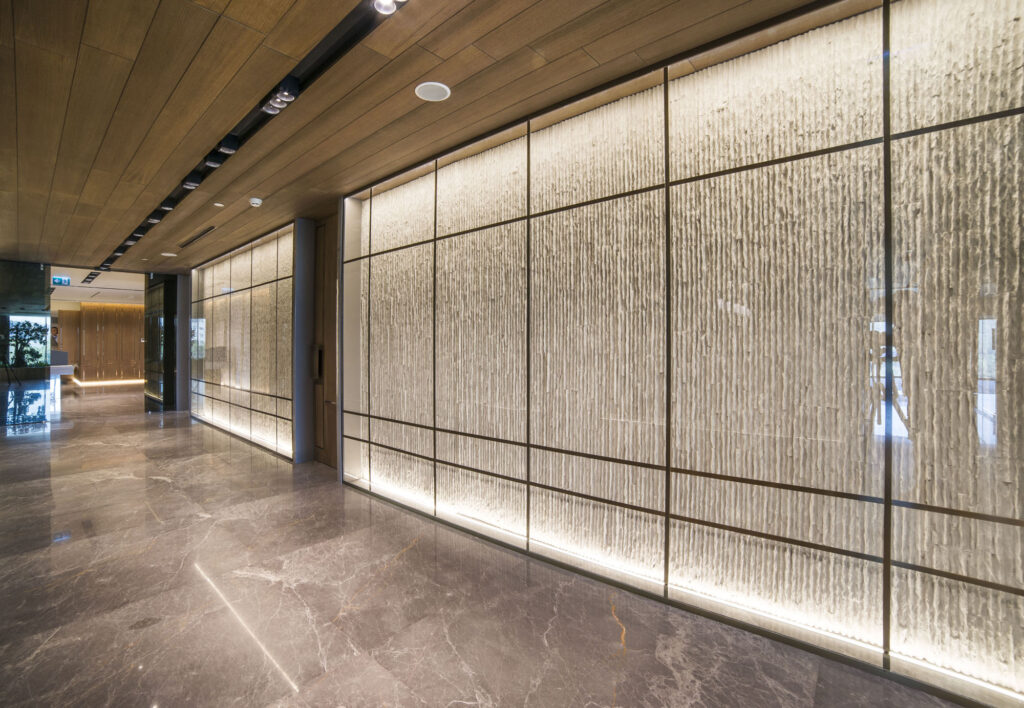 Seba İnşaat HQ Duvar Paneli Uygulaması.