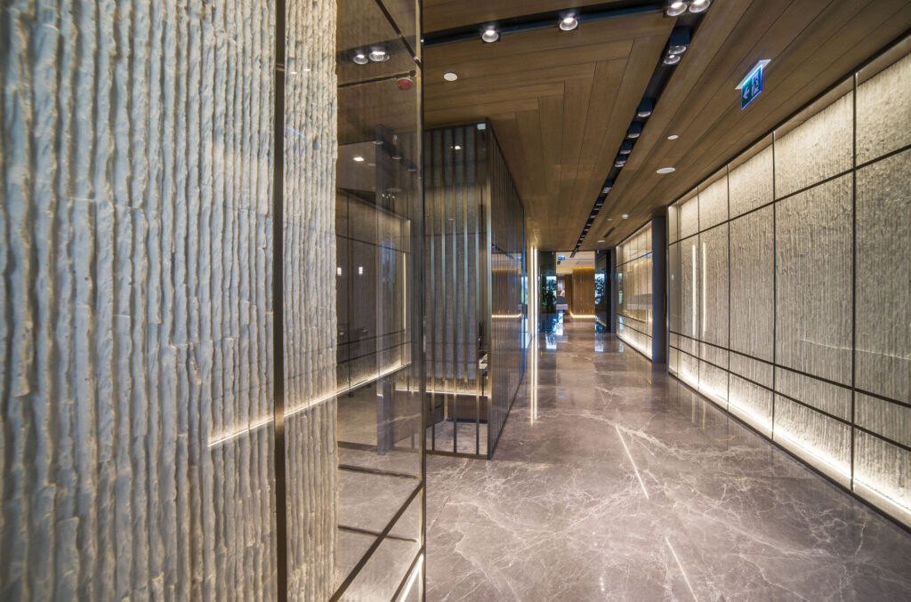 Seba İnşaat HQ Duvar Paneli Uygulaması.