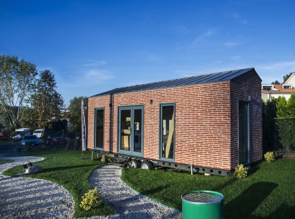 Wall Panel application in Turtle Tiny House