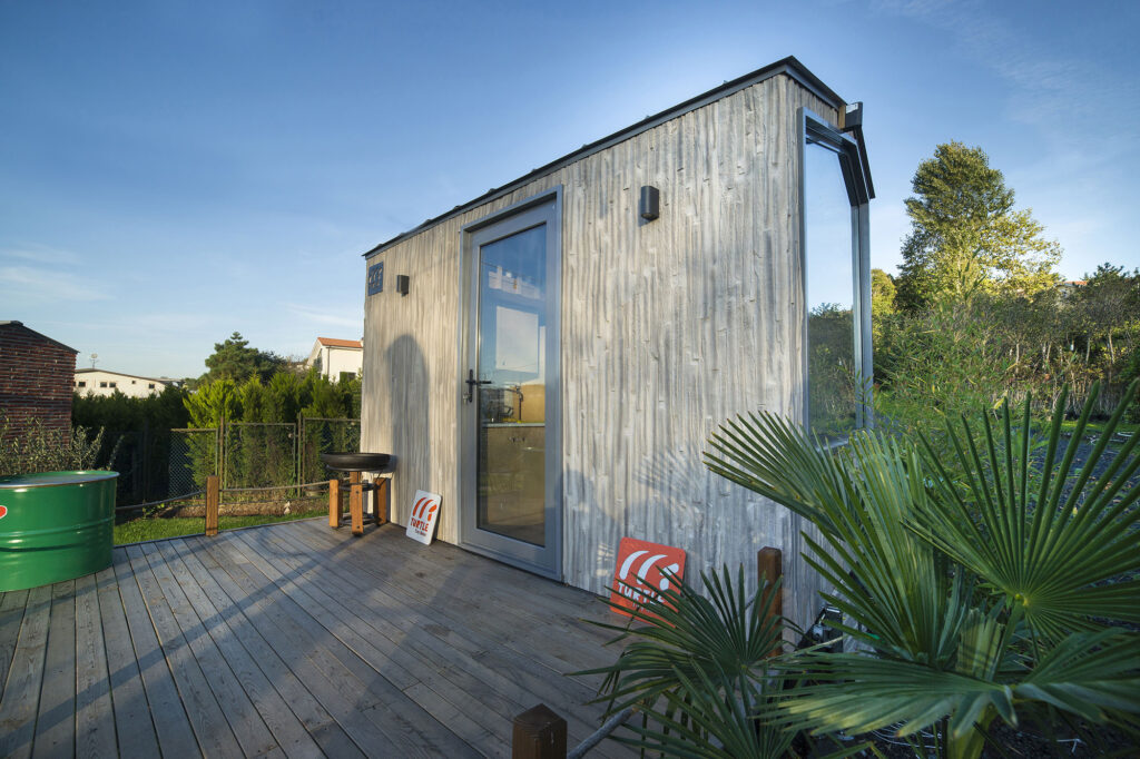 Wall Panel application in Turtle Tiny House