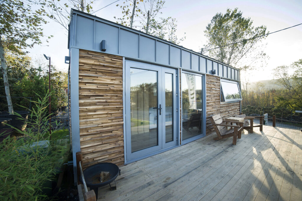 Wall Panel application in Turtle Tiny House