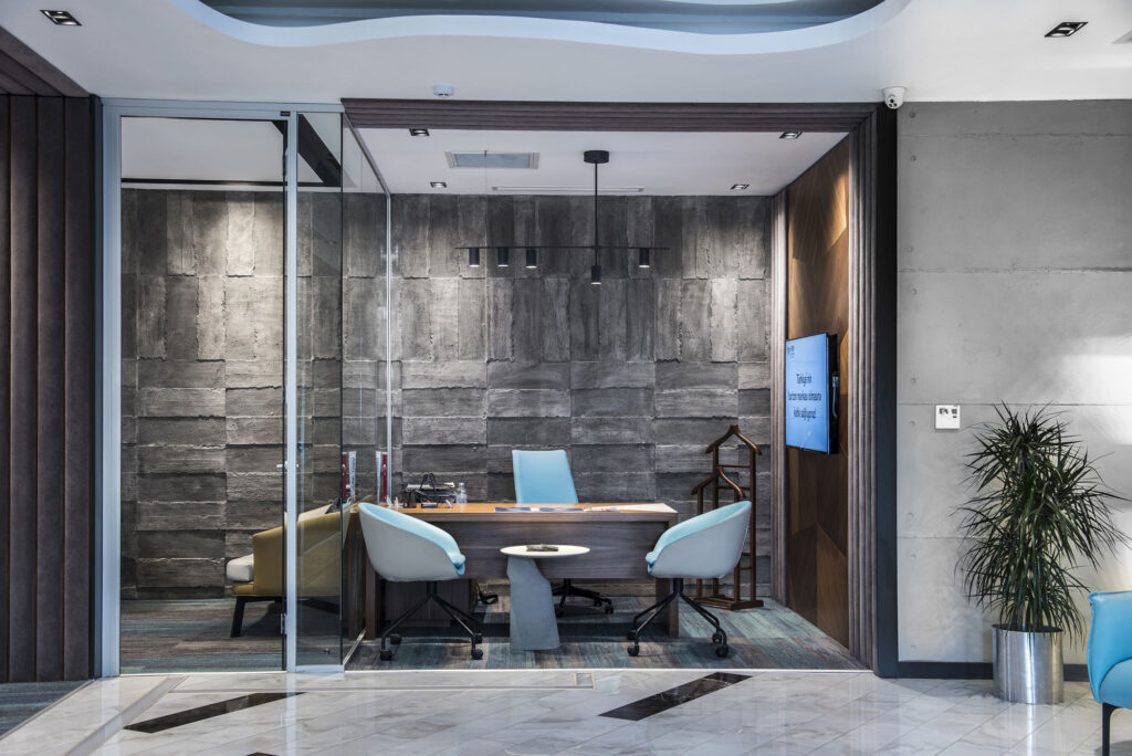 Wall Panel application in V-Mall Sales Office