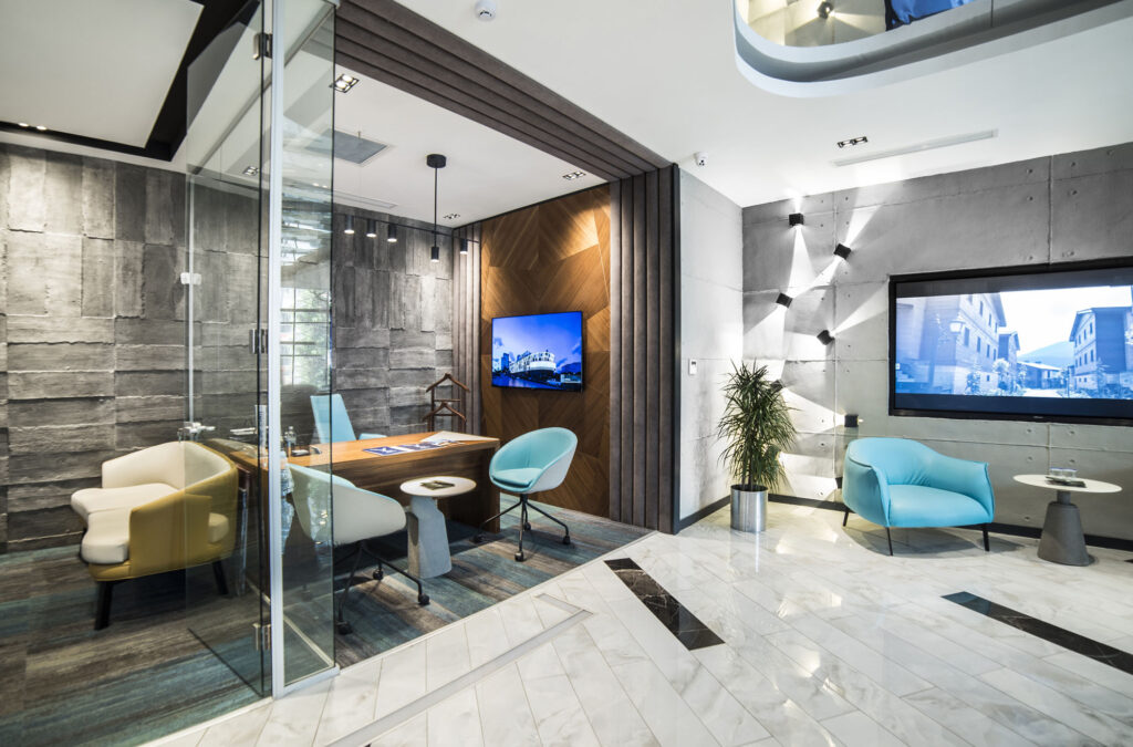 Wall Panel application in V-Mall Sales Office