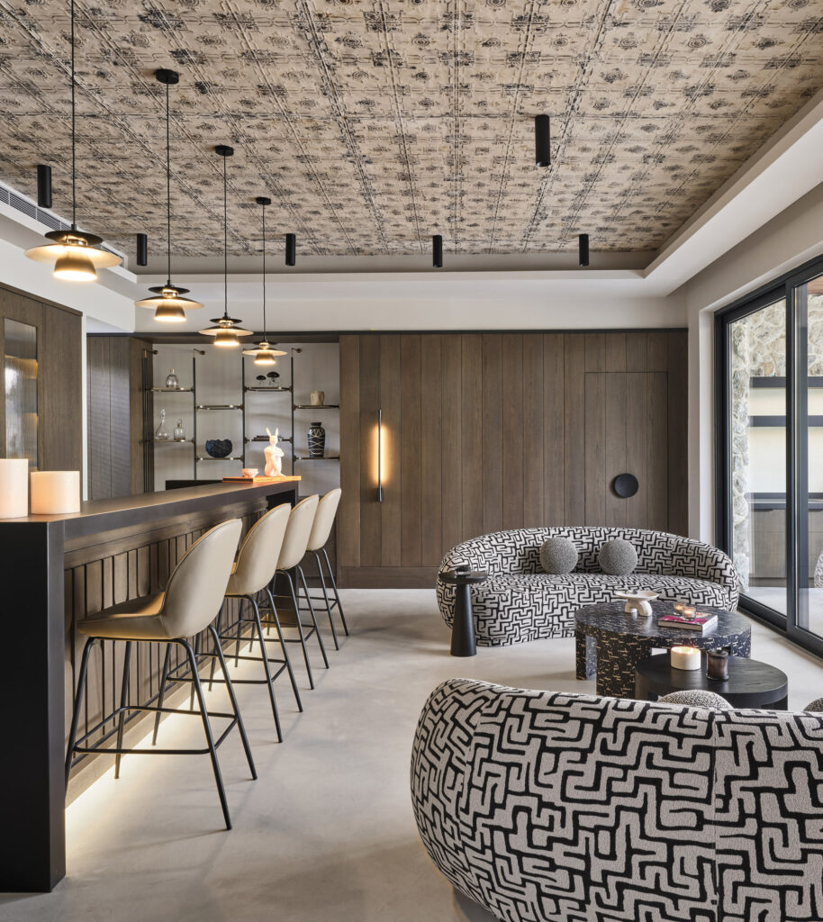 Narlıdere Pool House Duvar Paneli Uygulaması.