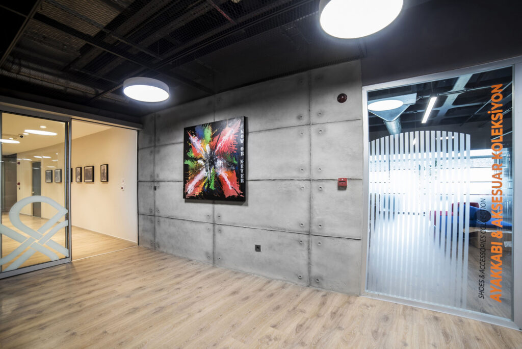 Wall Panel application in Derimod HQ