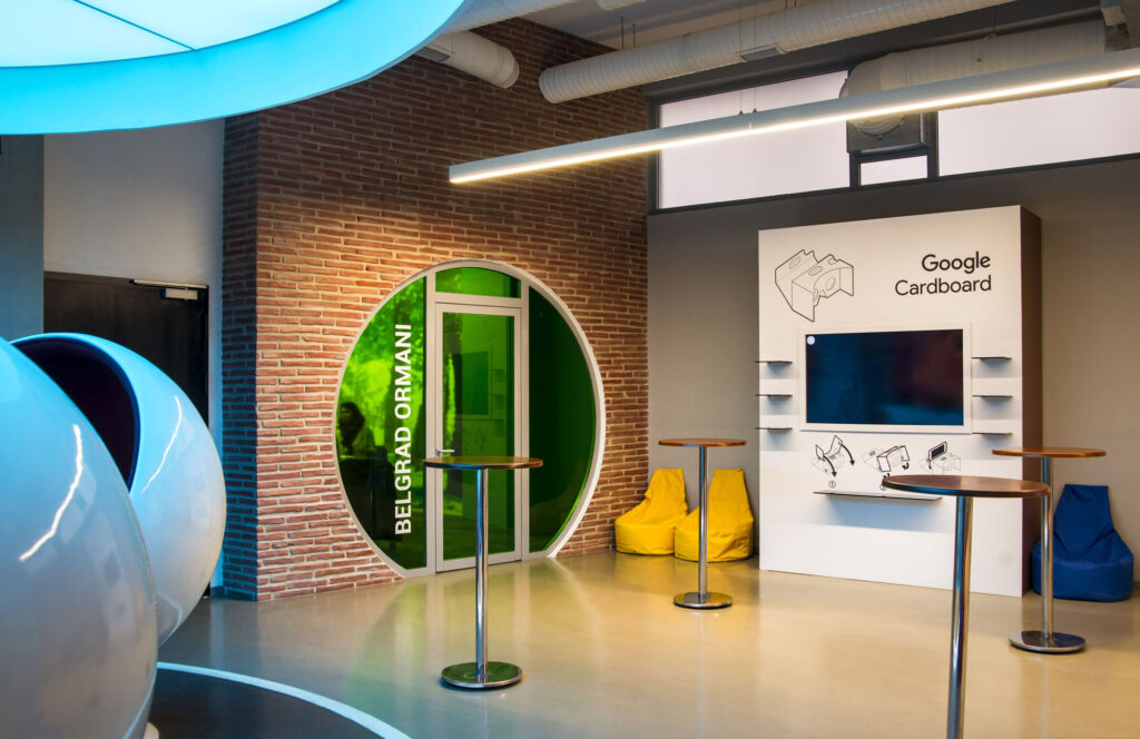 Wall Panel application in Google Türkiye Office