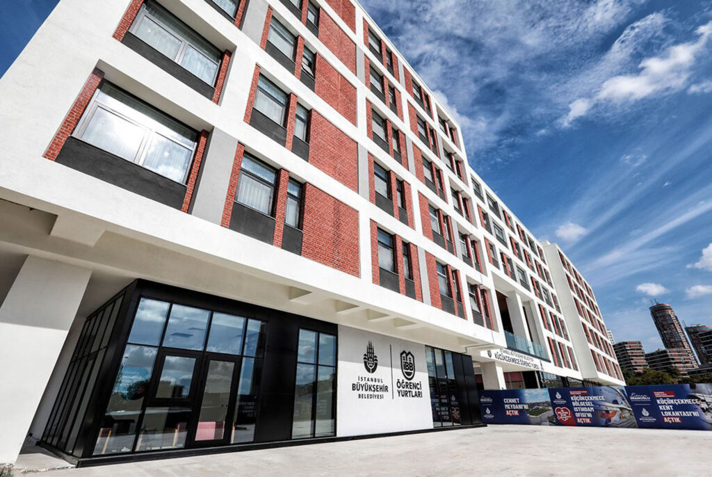 Wall Panel application in İ.B.B Atakent Student Dormitory