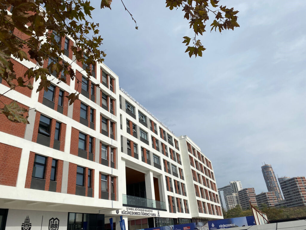 Wall Panel application in İ.B.B Atakent Student Dormitory