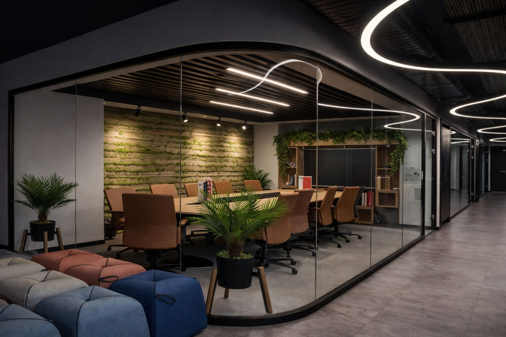 Wall Panel application in Macellan Hq