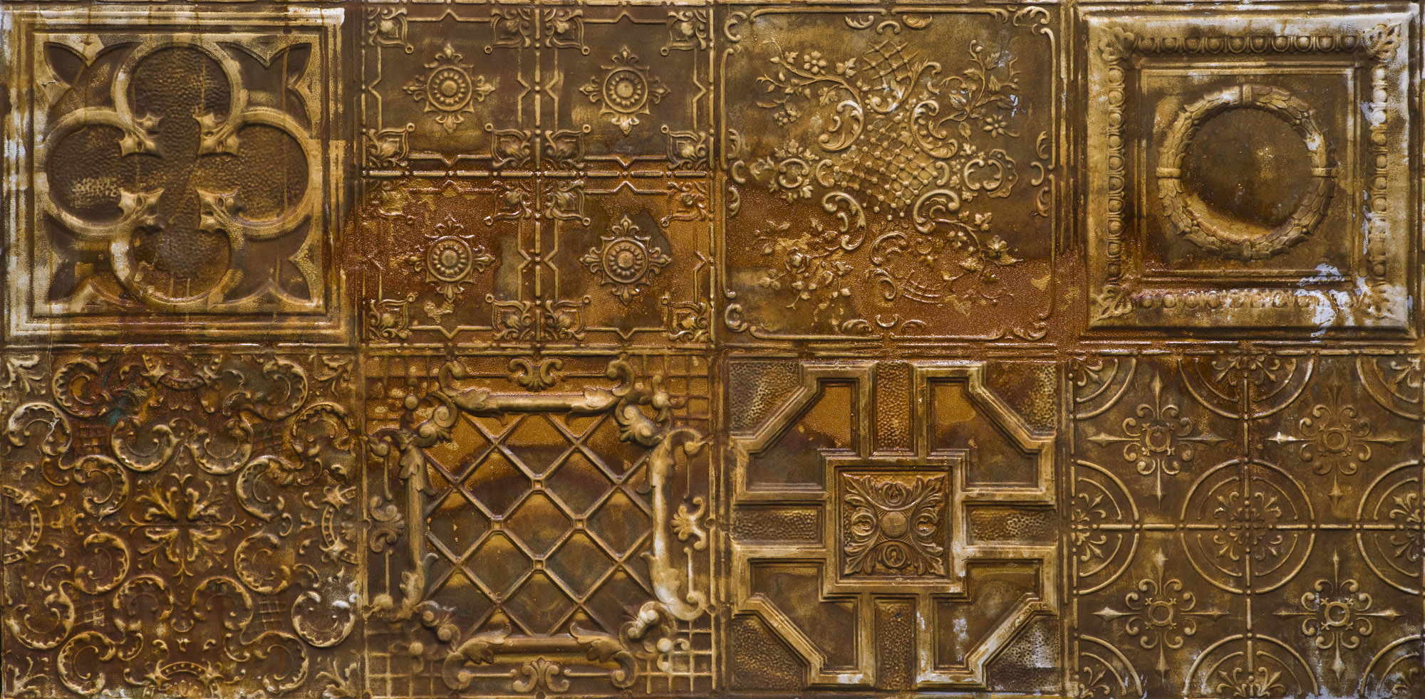 Victorian Oxyd Duvar Paneli - Panel Detail