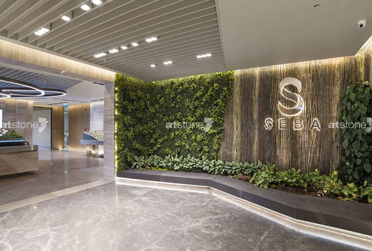 Artstone | Artstone Were Preferred On Original Surfaces Of Seba Office