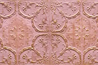 Artstone | Versailles Rose D’or rose gold 3D tile decorative wall panel