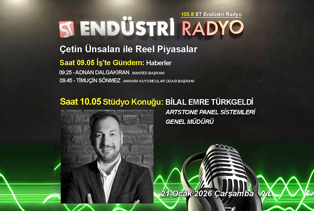 Artstone | Genel Müdürümüz Bilal Emre Türkgeldi, “Çetin Ünsalan ile Reel Piyasalar” Programına Konuk Oldu