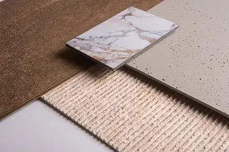 Artstone | Libree Travertine panel samples showing different surface textures