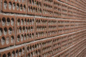 Artstone | Perforado XXI Rojo B 762 Section brick wall panel