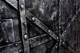 Artstone | Rootz Silver Black ST 741 Section steel wall panel