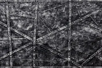 Artstone | Rootz Silver Black ST 741 steel wall panel