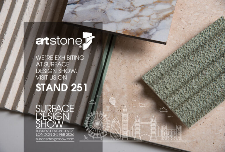 Artstone | Artstone®, Surface Design Show 2026’da Yenilikçi Yüzey Çözümlerini Sergiliyor