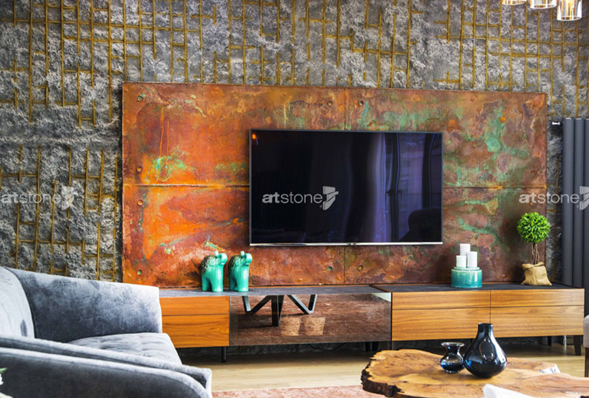 Artstone | A “Home” Created Through Bold Wall Designs: Mesa Sahill Project