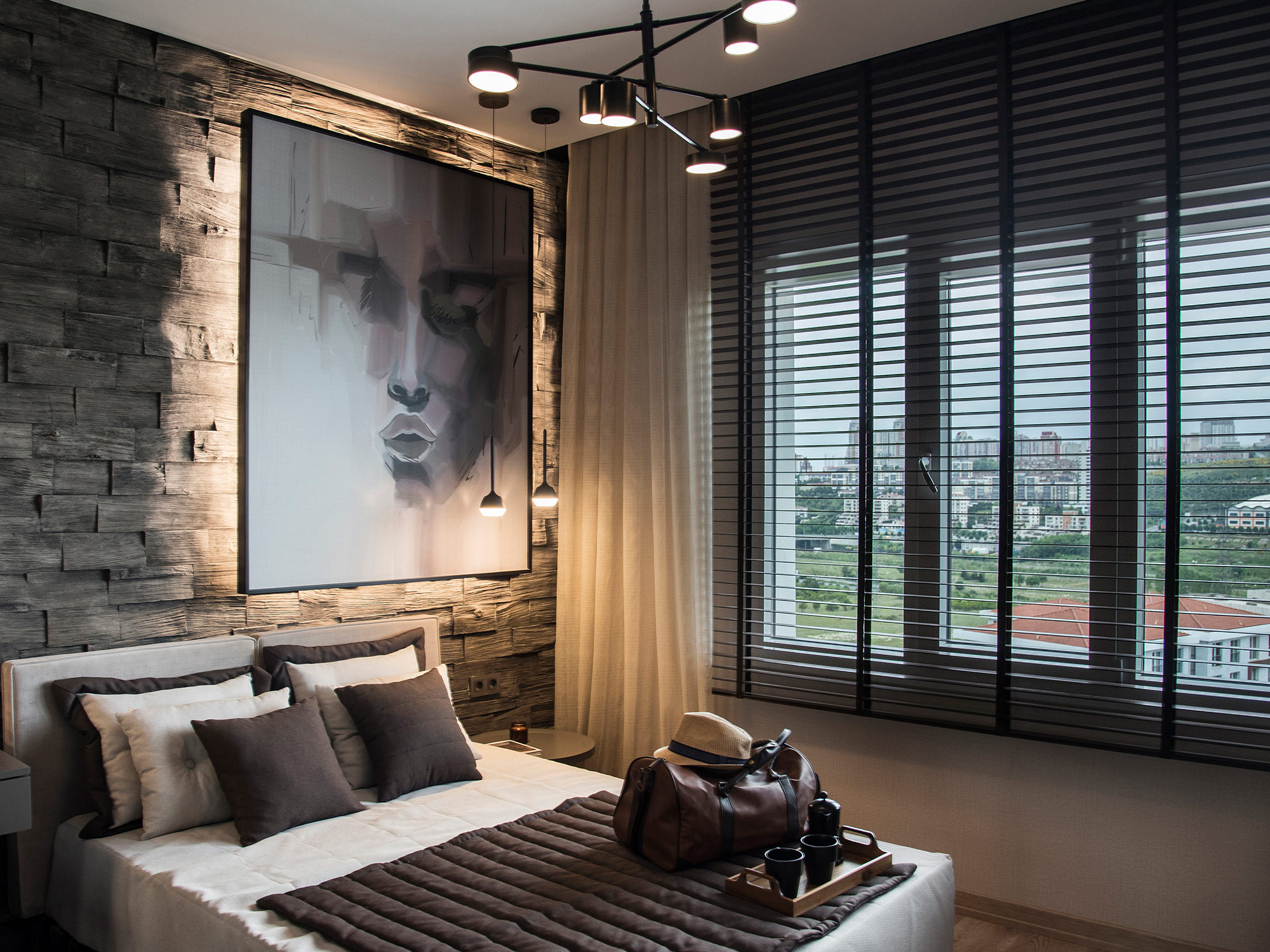 Wood Barbados Wall Panel