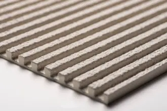 Artstone | Krem tonlarında çizgisel kabartılı yüzeye sahip B-Line dekoratif 3D duvar paneli