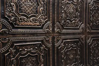 Artstone | Epicure Noir Bronze K 16976 section 3D decorative wall panel for dark bronze interior wall cladding