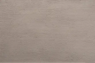 Artstone | Heebon Flint MB296 3D wall panel with a neutral greige finish and fine organic horizontal grooves