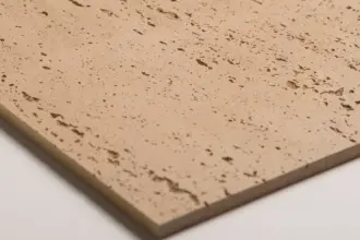 Artstone | Warm beige Sillyon industrial stone-look wall panel with a porous travertine-effect surface