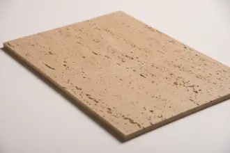Artstone | Warm beige Sillyon industrial stone-look wall panel with a porous travertine-effect surface