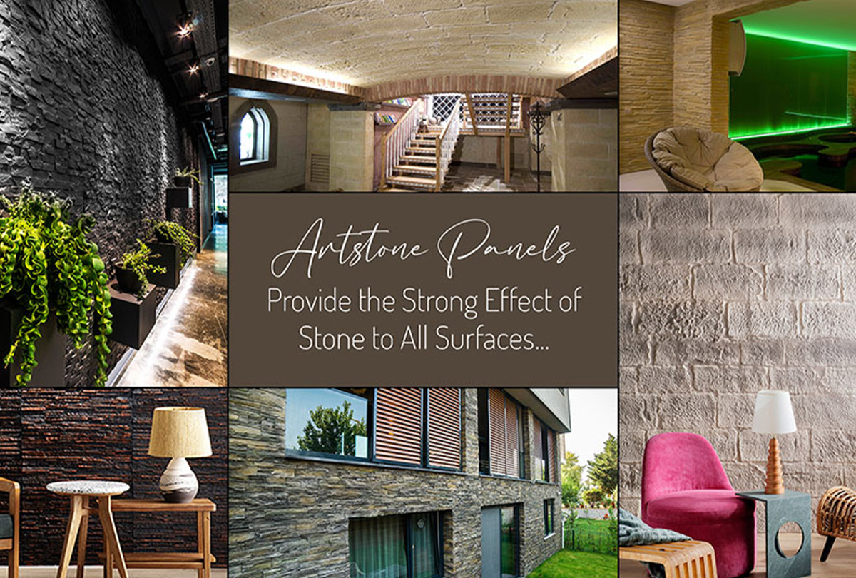 Artstone | Strong Effect of Stone on All Surfaces with Artstone Panels