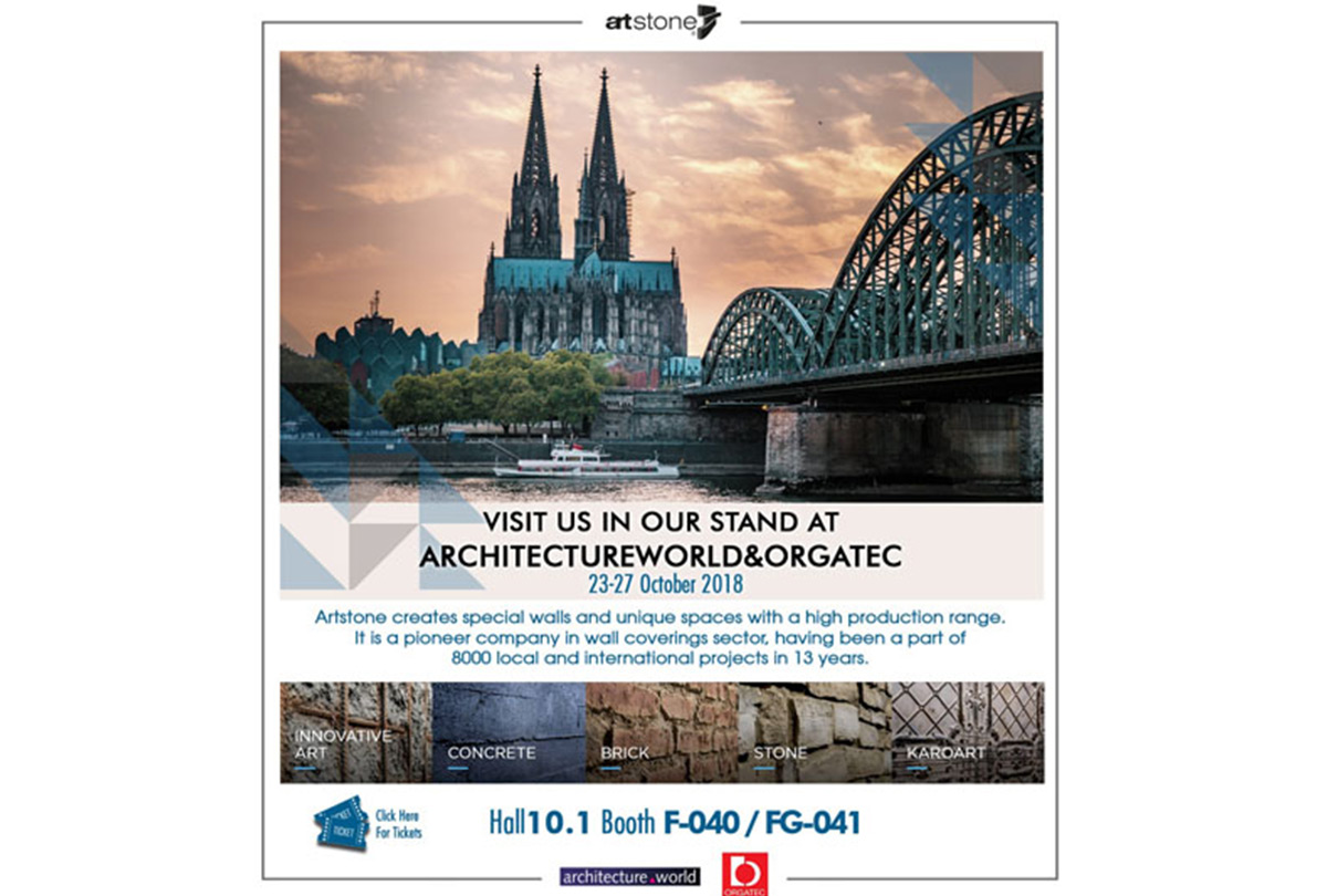 Artstone | Architectureworld & ORGATEC’e Katılıyoruz!